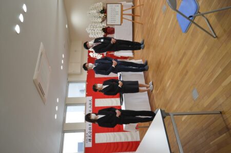 入社式 | 岩国市で木の家ならネストハウス